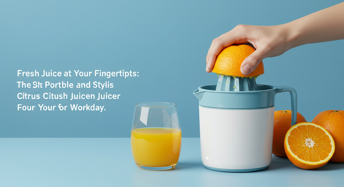 Fresh Juice at Your Fingertips: The Best Portable Citrus Juicer for Your Workday
