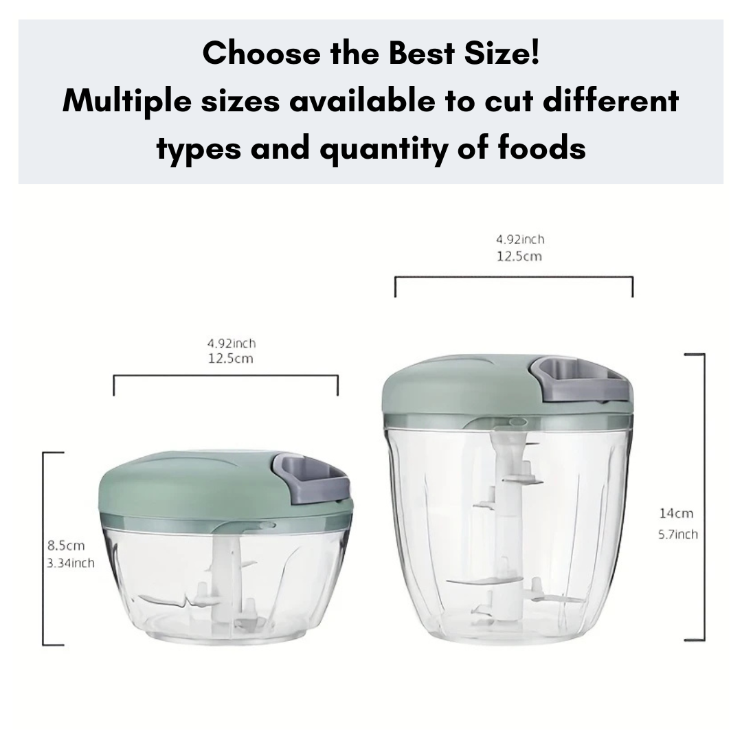 Versatile Manual Food Chopper: Effortless Chopping for Every Kitchen