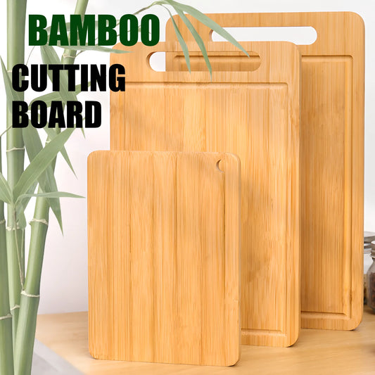 Thickened Bamboo Wooden Cutting Board – Durable Kitchen Meat & Vegetable Chopping Board