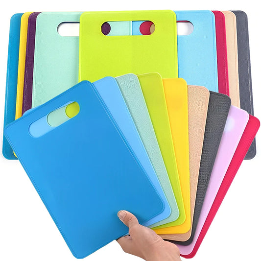 Lightweight and Durable 29x19cm cutting board made from High-Quality PP material – perfect for chopping fruits, vegetables, and meats.