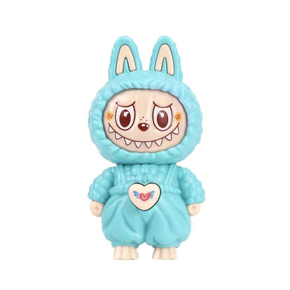 "NEW Labubu Face Changing Doll Keychain – Pop Mart Cartoon Stress Relief Toy | Kawaii Pendant Bag Charm | Cute Gift for Kids & Collectors"
