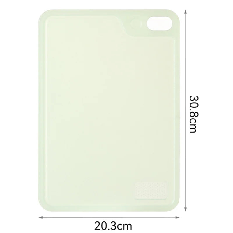 Double-Sided Antimicrobial Cutting Board – Mold-Proof Kitchen Chopping Board for Baby Food, Fruits & Meat, Thin & Durable Design