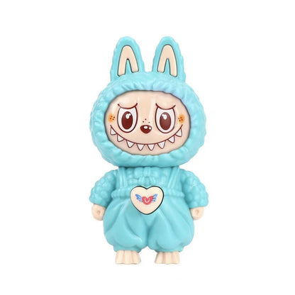 "NEW Labubu Face Changing Doll Keychain – Pop Mart Cartoon Stress Relief Toy | Kawaii Pendant Bag Charm | Cute Gift for Kids & Collectors"