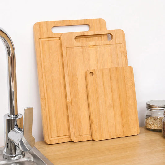 Double-Sided Wooden Cutting Board – Thickened, Durable, Non-Cracking & Easy-to-Clean Kitchen Chopping Board