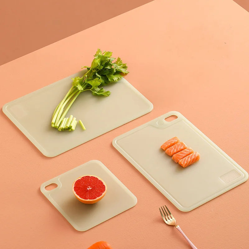 Double-Sided Antimicrobial Cutting Board – Mold-Proof Kitchen Chopping Board for Baby Food, Fruits & Meat, Thin & Durable Design