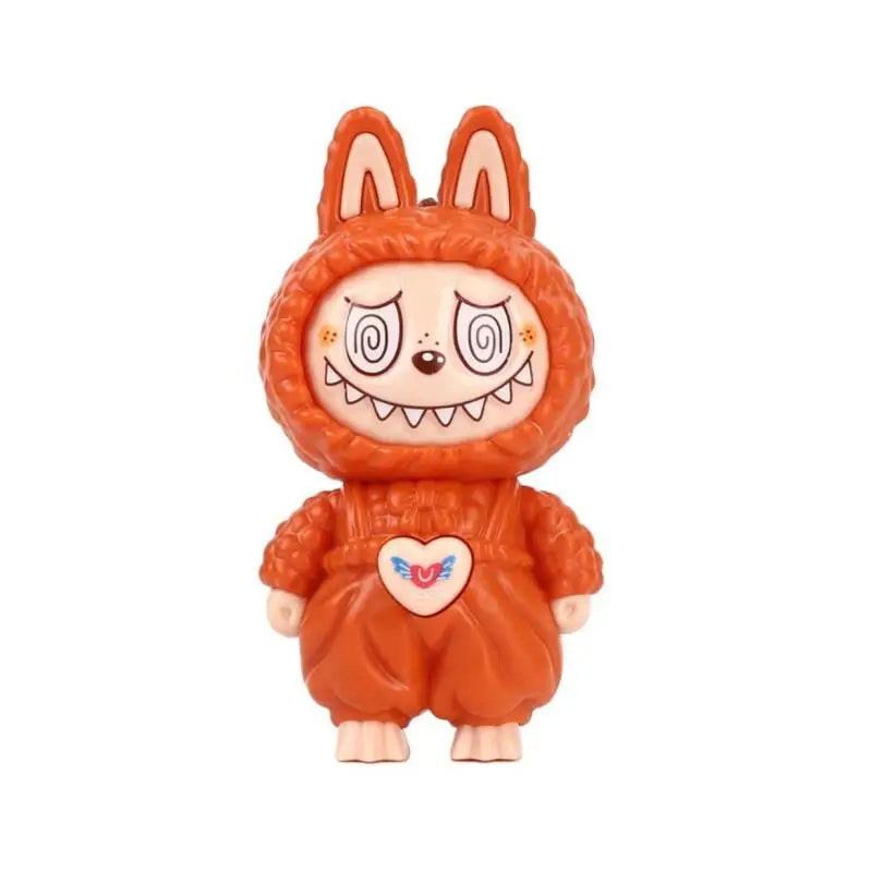 "NEW Labubu Face Changing Doll Keychain – Pop Mart Cartoon Stress Relief Toy | Kawaii Pendant Bag Charm | Cute Gift for Kids & Collectors"